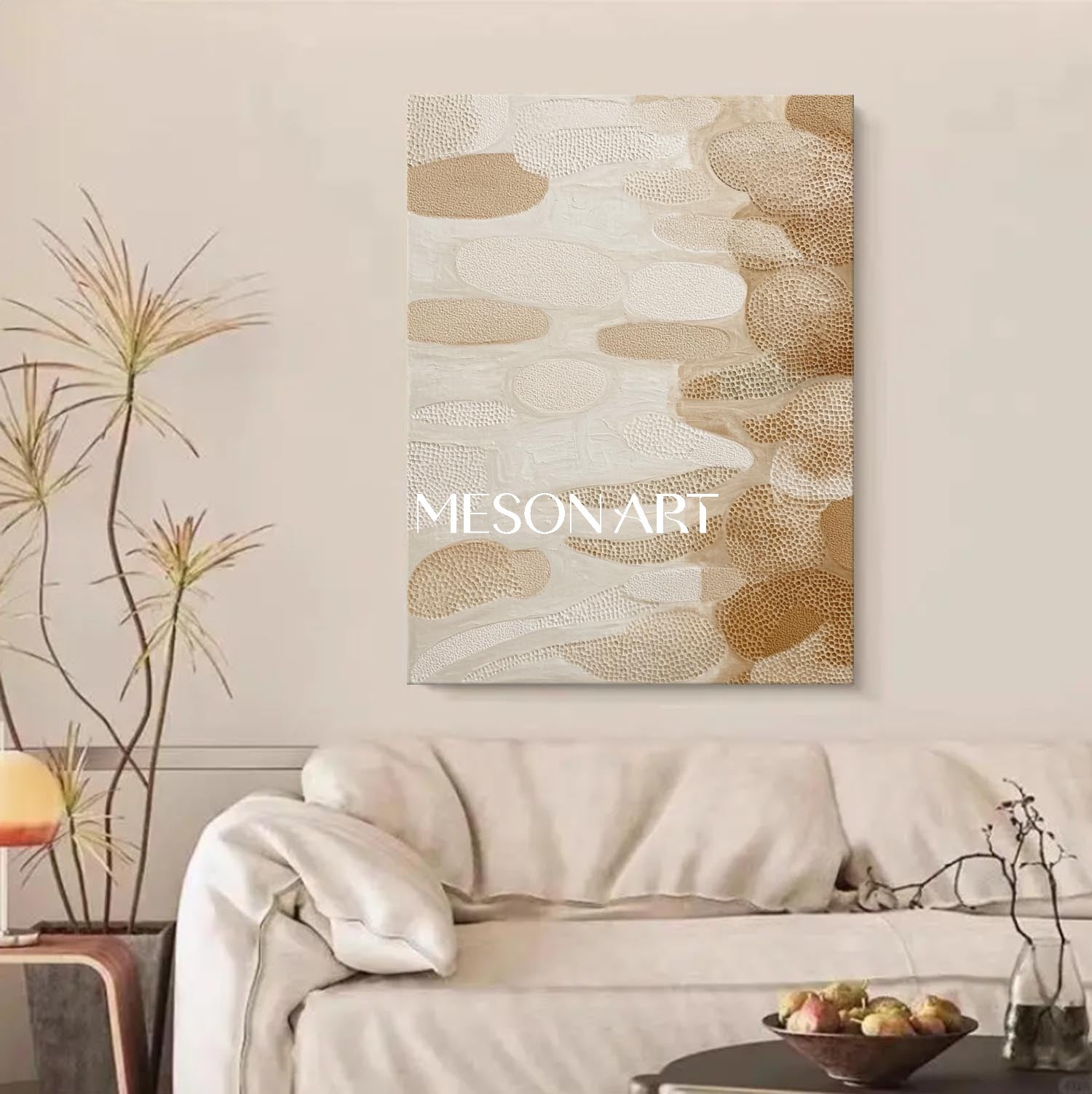 Bohemian Oil Paintings – Hand-Painted Canvas for Living Room