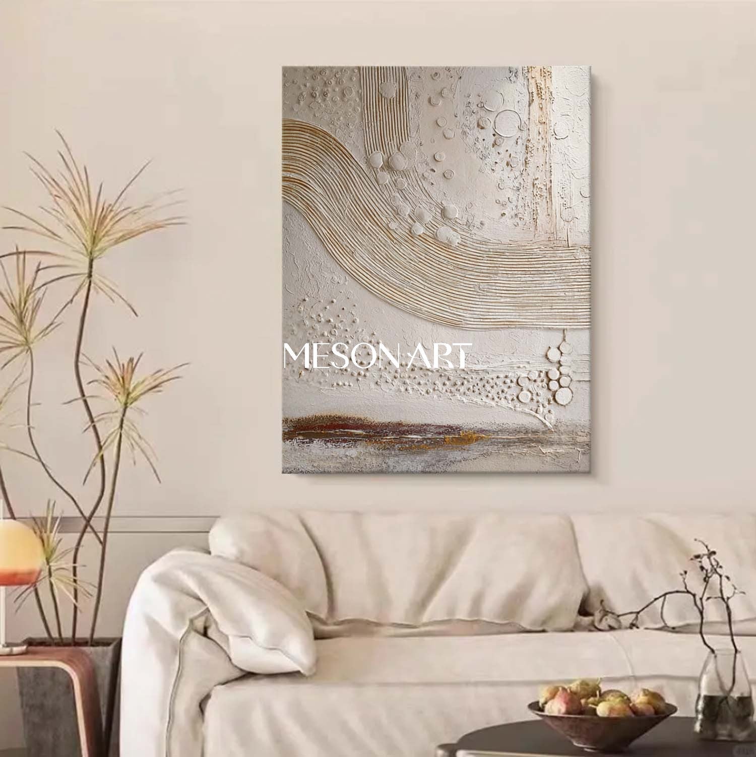 Bohemian Art – Textured Canvas with Abstract Colorful Designs for Contemporary Walls
