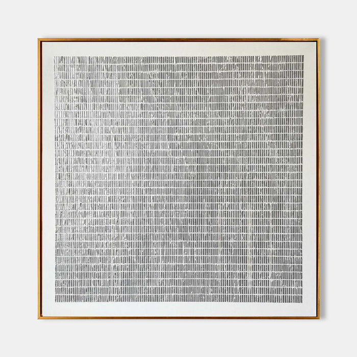 3D Black And White Textured Abstract Canvas Painting Wabi Sabi Art Wabi ...