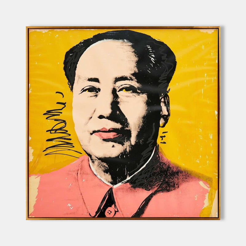 Mao Pop Art Portrait Painting Famous Portraits Pop Art Colorful Portrait Painting Andy Warhol Portrait Art