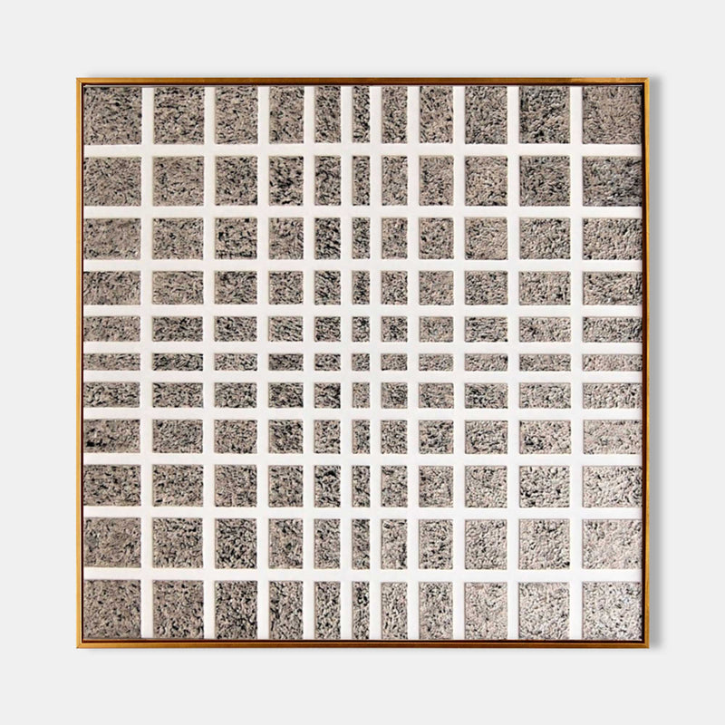 Gray Oil Paintings 3D Gray Textured Art Abstract Gray Wall Art Gray Minimalist Art Abstract Painting