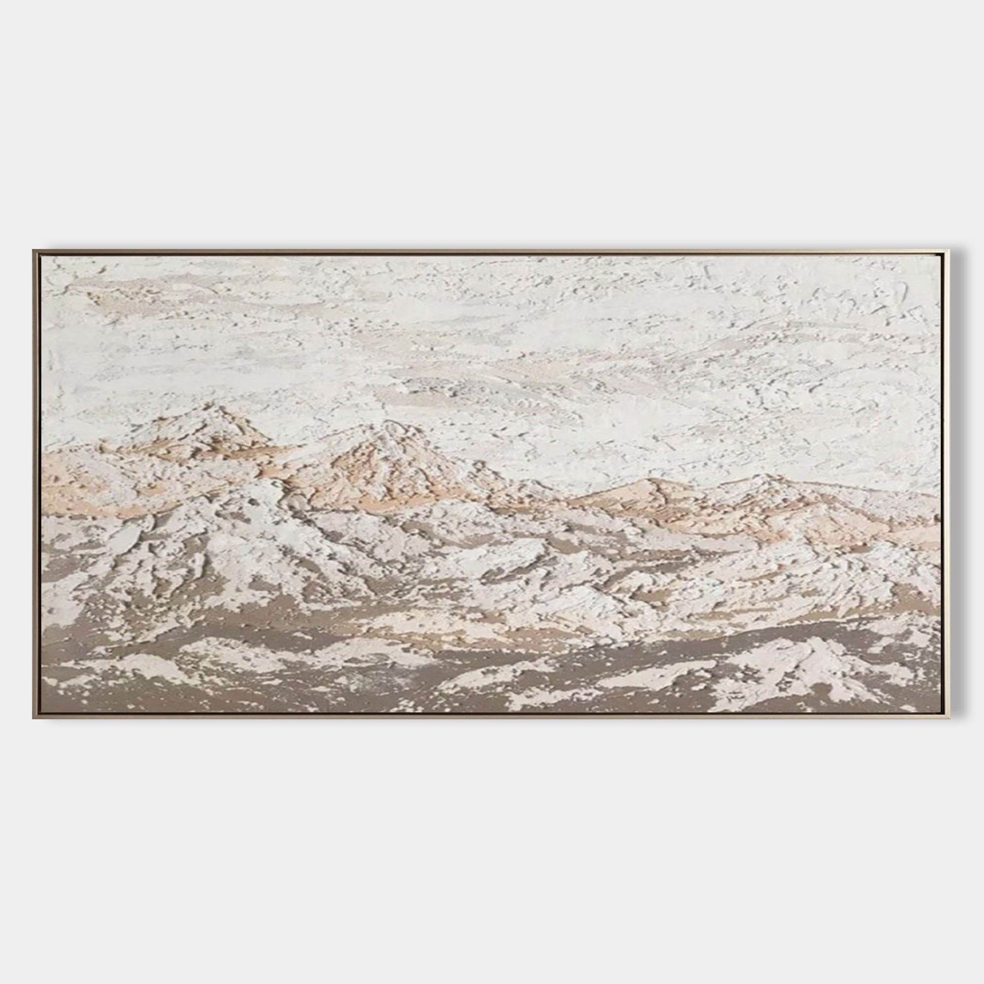 Large Gray 3D Abstract Painting Gray Textured Wall Art Wabi-Sabi Decorating Ideas