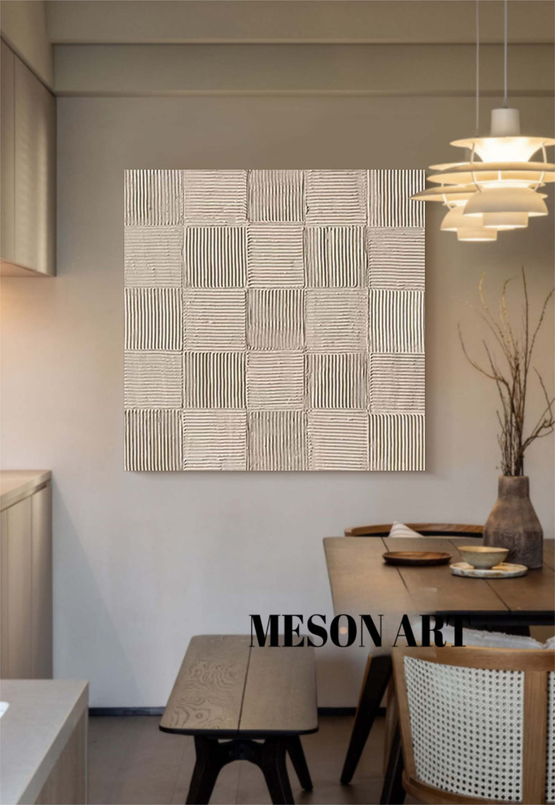Wabi Sabi Wall Art Brown Textured Art Canvas Brown Minimalist Art Abstract Painting Brown Oil Painting