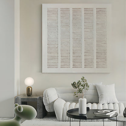 White plaster abstract art White abstract painting White abstract art canvas green abstract art canvas minimalist painting 3d texture wall art