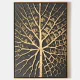 Gold and Black 3D Abstract Painting 3D Textured Wall Art 3D Plaster Art Luxury Decorative Painting