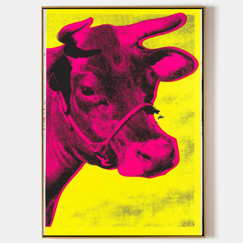 Andy Warhol Cow Paintings Cow Pop Art Cow Pop Wall Art Colorful Pop Art Famous Pop Art Paintings
