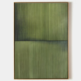 Large Green Minimalist Abstract Paintings Green 3D Textured Abstract Canvas Art 3D Plaster Wall Art