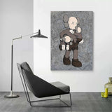 KAWS Painting on Canvas KAWS Pop Art KAWS Wall Art KAWS Artwork KAWS Art for Sale