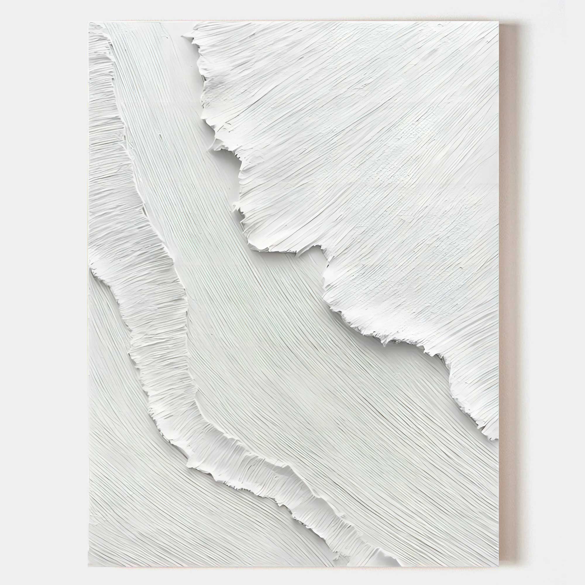 Texture Paper Model Abstract White 3D Plaster Painting White 3D Textured Abstract Art White 3D ...