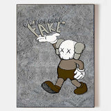 Large KAWS Painting on Canvas KAWS Pop Art KAWS Wall Art KAWS Figures KAWS Artwork for sale