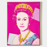 Elizabeth II Pop Portrait Art Elizabeth II Painting Colorful Portrait Painting Andy Warhol Portrait Art