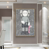 Large KAWS Wall Art KAWS Canvas Art KAWS Artwork KAWS Figure Paintings KAWS Paintings for Sale