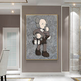 KAWS Painting on Canvas KAWS Pop Art KAWS Wall Art KAWS Artwork KAWS Art for Sale