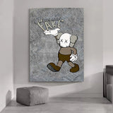 Large KAWS Painting on Canvas KAWS Pop Art KAWS Wall Art KAWS Figures KAWS Artwork for sale