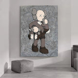 KAWS Painting on Canvas KAWS Pop Art KAWS Wall Art KAWS Artwork KAWS Art for Sale