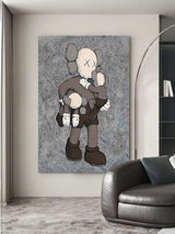 KAWS Painting on Canvas KAWS Pop Art KAWS Wall Art KAWS Artwork KAWS Art for Sale