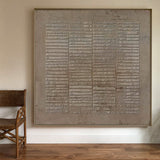 Brown Abstract Painting On Canvas Brown Bohemian Painting Brown Wall Art 3D Texture Painting Brown Abstract Art Grey Taupe Art Wll Art