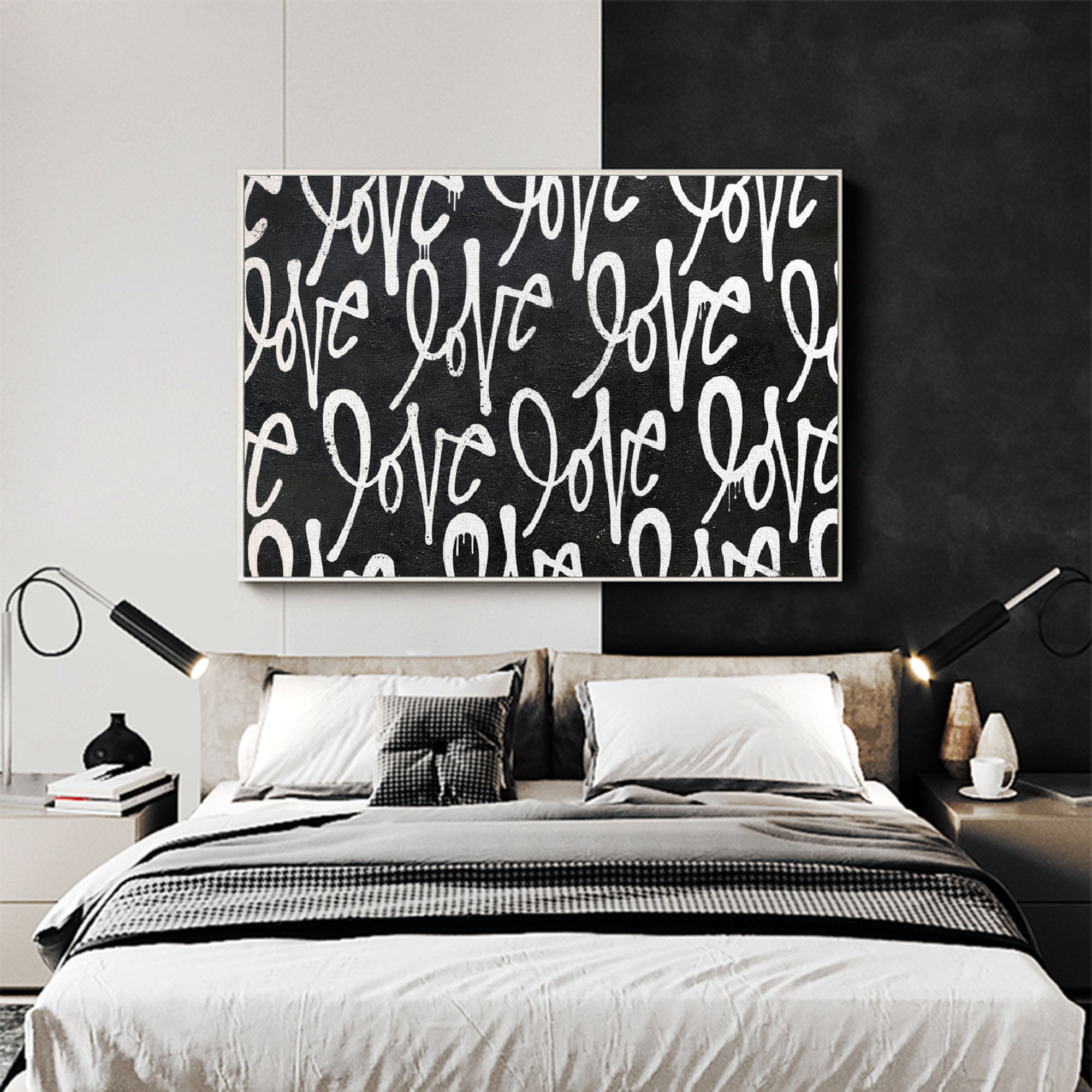 Keith Haring Loves Painting Keith Haring Loves Art Keith Haring Loves 3D Texture Wall Painting