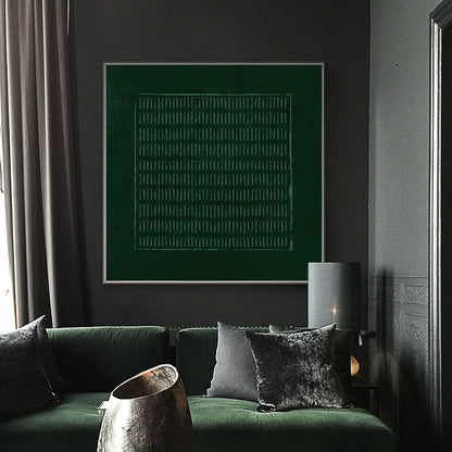 Wabi-Sabi Minimalist Canvas Art green painting green abstract art canvas green abstract art canvas minimalist painting 3d texture wall art