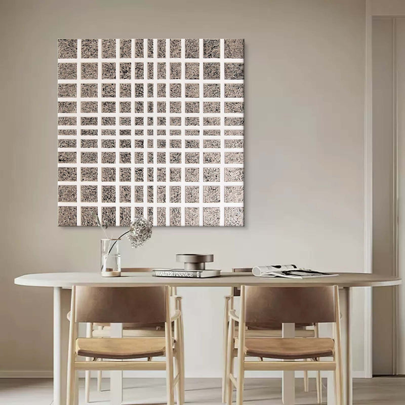 Gray Oil Paintings 3D Gray Textured Art Abstract Gray Wall Art Gray Minimalist Art Abstract Painting