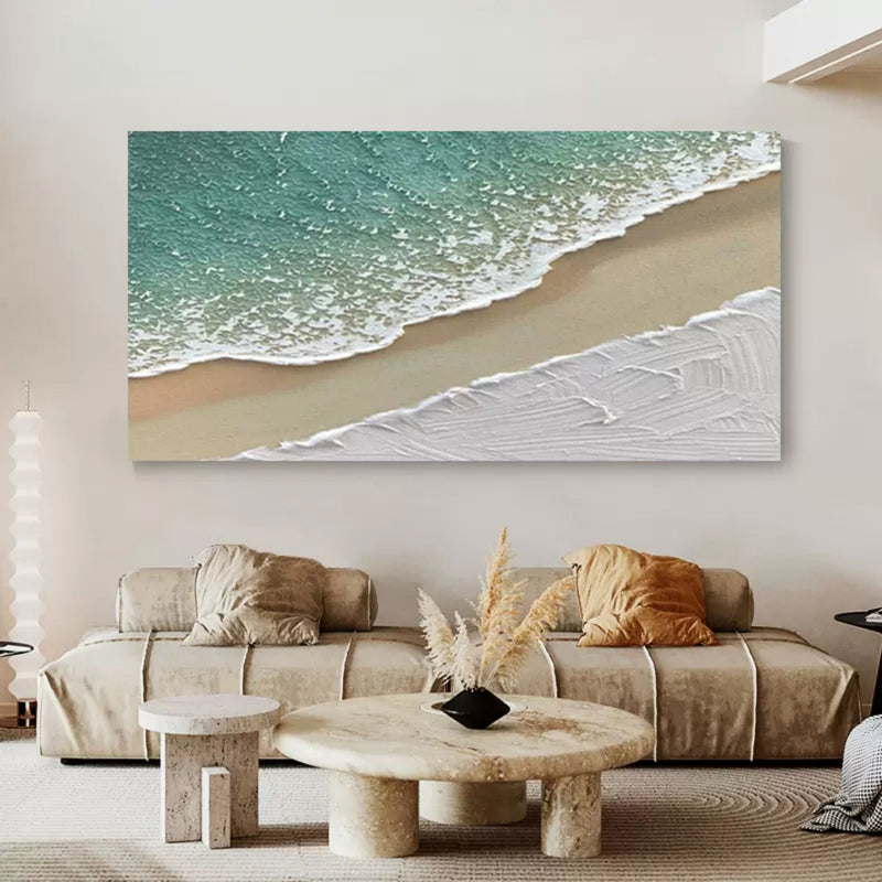 Large 3D Ocean Waves Canvas Painting Large 3D Ocean Waves Wall Art