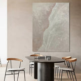 Large gray 3D abstract painting 3D Plaster  Wall art Gray textured wall decor hanging paintings