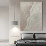 Large gray 3D abstract painting 3D Plaster  Wall art Gray textured wall decor hanging paintings