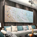 Large Seaside Swimming 3D Painting Seaside Swimming Landscape Art Seaside Swimming Texture Wall Art