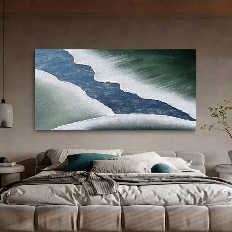Large White 3D Abstract Painting Large White 3D Minimalist Art Large Textured Wall Art 3D Plaster Art