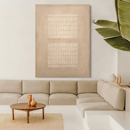 Large Green Abstract Painting Green 3D Textured Wall Art Green Minimalist Canvas Art Wabi-sabi Art