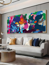 Large Pop Art Large Pop Painting Colorful Pop Painting Large Kaws Painting Large Kaws Pop Wall Art