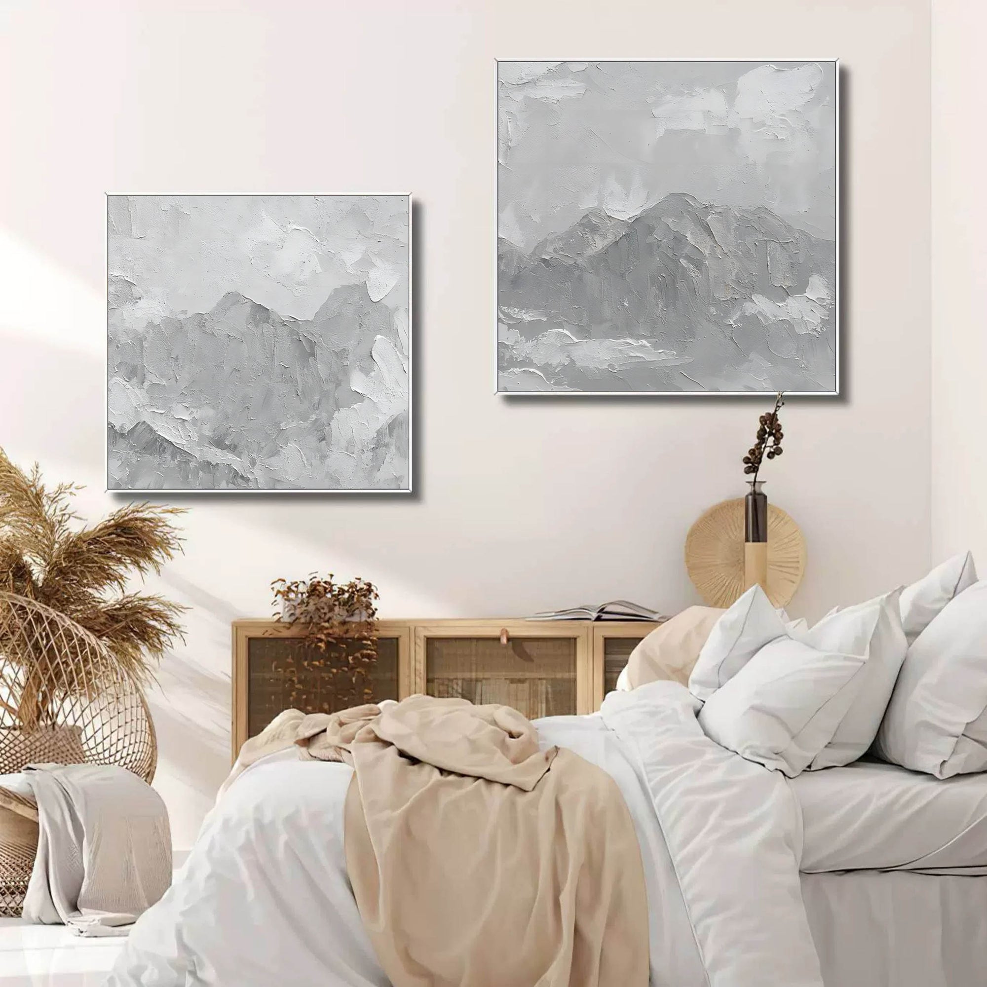 gray-minimal-art-on-canvas-wabisabi-wall-decor-3d-textured-wall-art