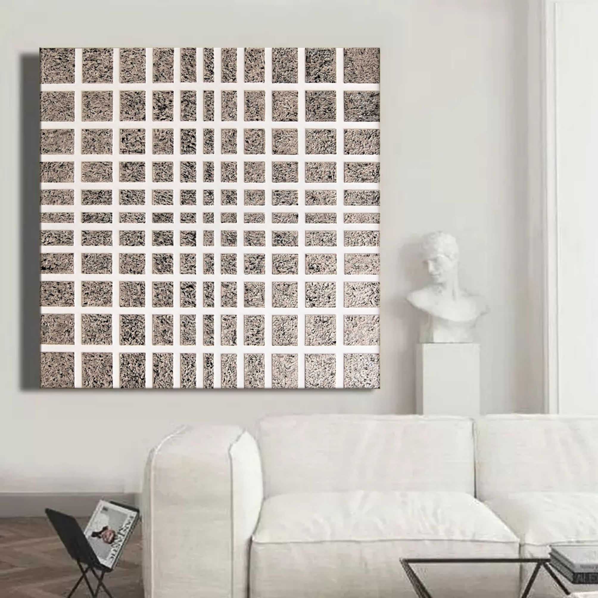 Gray Oil Paintings 3D Gray Textured Art Abstract Gray Wall Art Gray Minimalist Art Abstract Painting