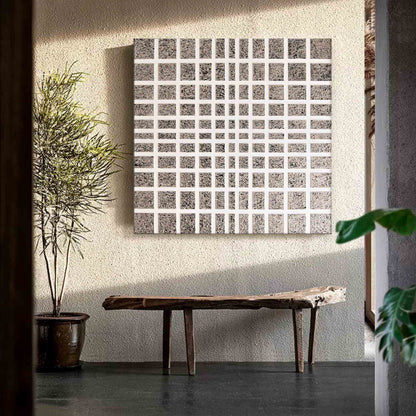 Gray Oil Paintings 3D Gray Textured Art Abstract Gray Wall Art Gray Minimalist Art Abstract Painting