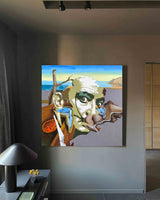 Salvador Dali Portrait Art "The Persistence of Memory" Pop Art 