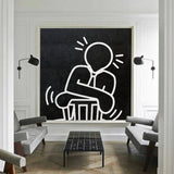 Keith Haring Pop Art Keith Haring Painting Keith Haring Wall Art Keith Haring Artwork graffiti art