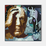 Picasso Portrait Pop Art Famous Portraits Colorful Portraits Wall Art