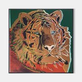 Colorful Tiger Painting Andy Warhol Pop Art Best Pop Art Colorful Pop 3D Texture Wall Painting