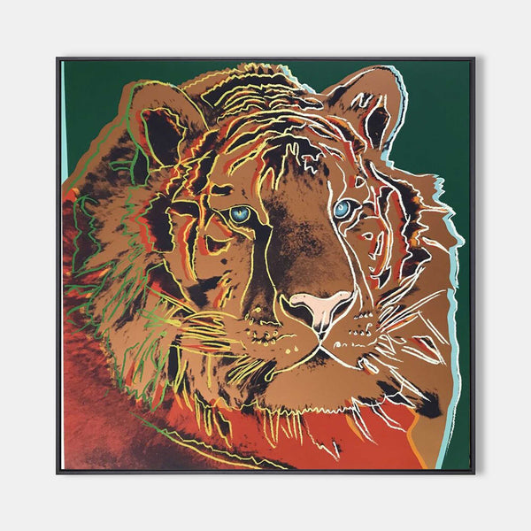 Colorful Tiger Painting Andy Warhol Pop Art Best Pop Art Colorful Pop 3D Texture Wall Painting