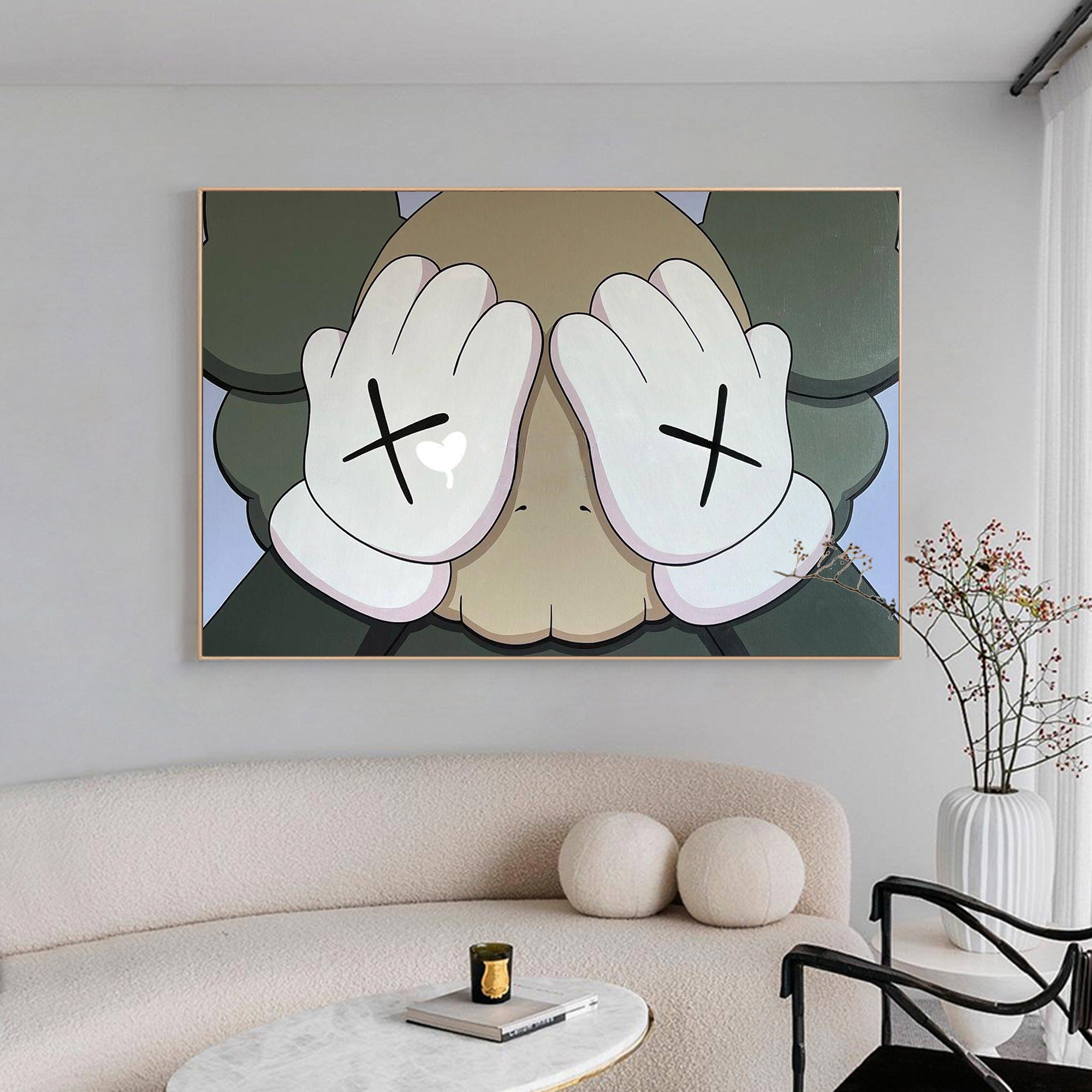 Kaws Painting Kaws Pop Art Kaws Wall Art Kaws Artwork Kaws Graffiti Art Kaws Canvas Art
