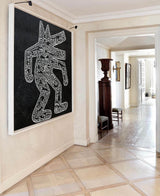 Keith Haring Crocodile Painting Keith Haring 3D Texture Wall Art Keith Haring Pop Art Pop Artwork