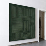 Wabi Sabi Wall Art Green Abstract Art 3D Green Wall Painting Canvas 3D Texture Wall Art Green Art