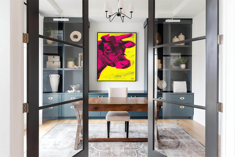 Andy Warhol Cow Paintings Cow Pop Art Cow Pop Wall Art Colorful Pop Art Famous Pop Art Paintings