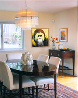 Monkey Pop Art Canvas  acrylic painting pop art Animal pop art canvas Real Andy Warhol Art For Sale