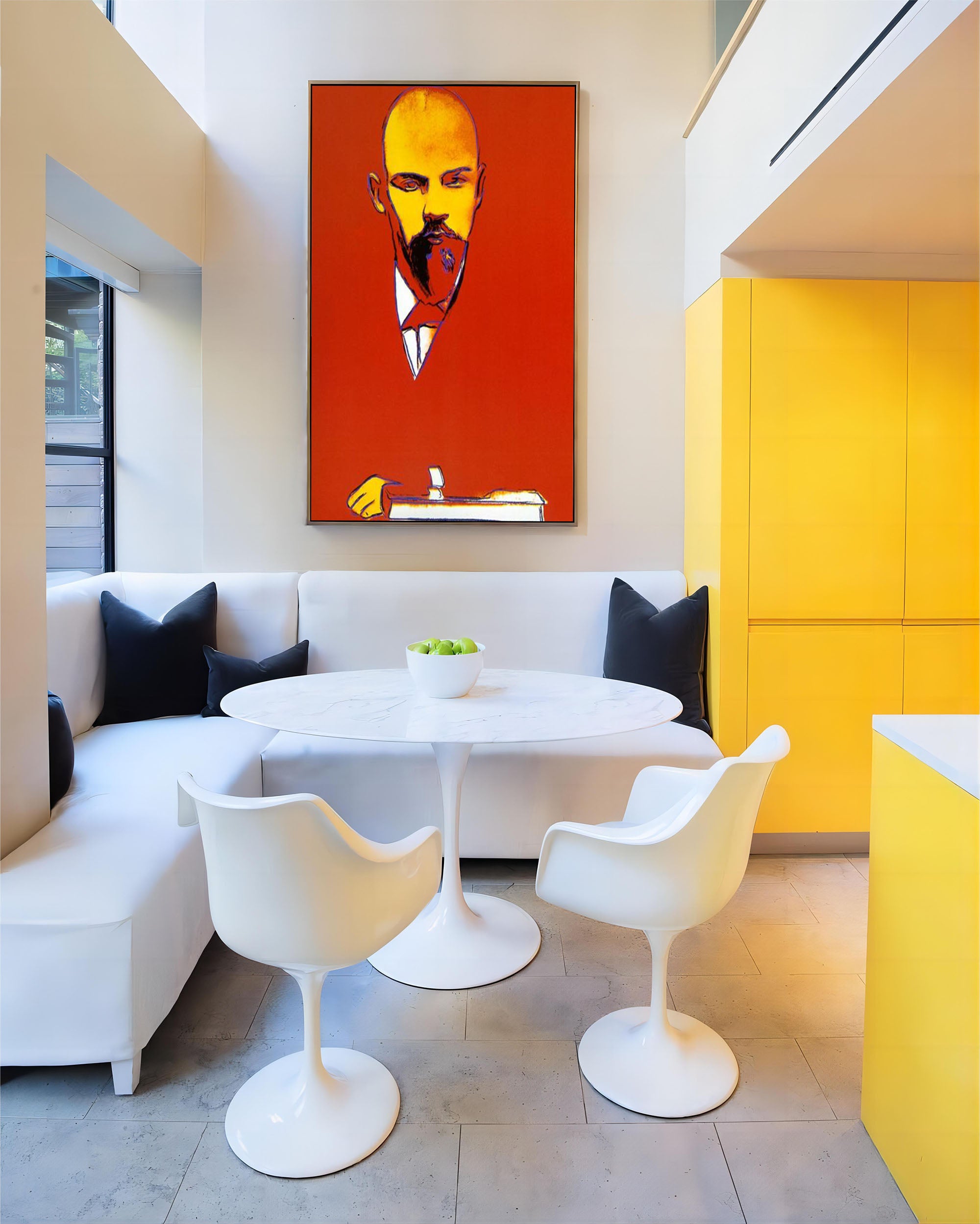 Lenin Pop Art Portrait Lenin Painting Colorful Portrait Painting Colorful Portrait Wall Art Famous Portrait Art