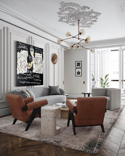 Basquiat“A Panel of Experts” Basquiat Painting Basquiat Artwork Basquiat Custom Art Basquiat Pop art